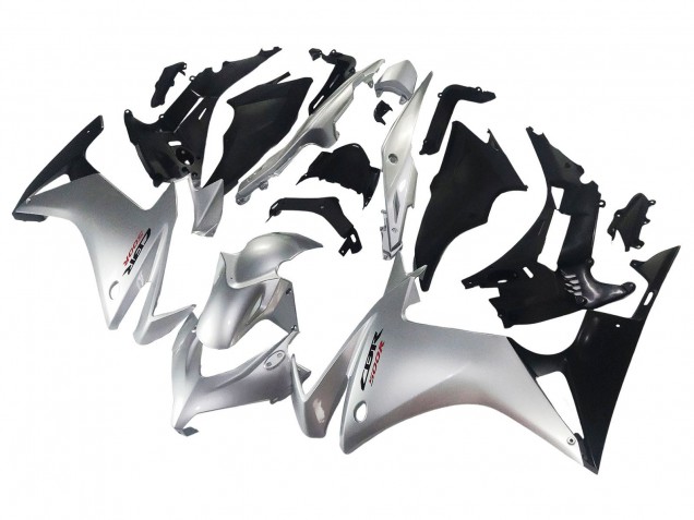 2013-2015 Honda CBR500R Motorcycle Fairing - Silver Glossy Black Canada Websites