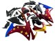2013-2015 Honda CBR500R Motorcycle Fairings - Red Blue Yellow Star Canada Websites