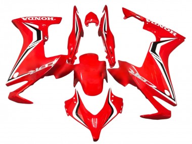 2013-2015 Honda CBR500R Motorcycle Fairings - Red White Black Stripe Canada Websites