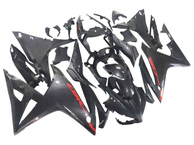2016-2018 Honda CBR500R Motorcycle Fairings - Black Carbon Fiber Red Canada Websites