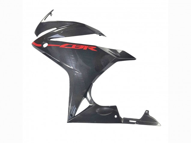 2016-2018 Honda CBR500R Motorcycle Fairings - Black Carbon Fiber Red Canada Websites