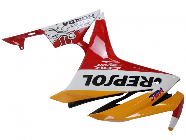 2016-2018 Honda CBR500R Motorcycle Fairings - Yellow White Red Repsol HRC Canada Websites