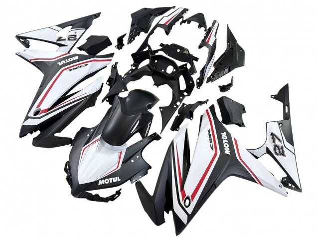 2016-2018 Honda CBR500R Motorcycle Fairings - White Red Matte Black Canada Websites