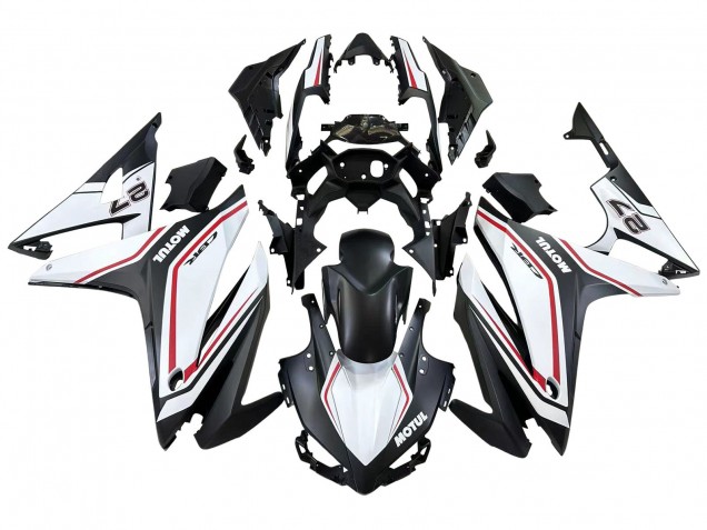 2016-2018 Honda CBR500R Motorcycle Fairings - White Red Matte Black Canada Websites