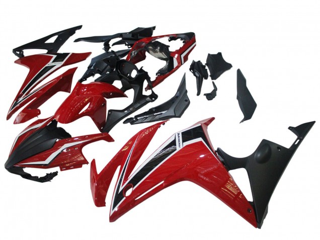 2016-2018 Honda CBR500R Motorcycle Fairings - Red White Matte Black Canada Websites