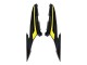 2022-2023 Honda CBR500R Motorcycle Fairings - Matte Black Yellow Canada Websites