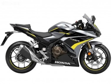 2022-2023 Honda CBR500R Motorcycle Fairings - Silver Yellow Glossy Black Canada Websites