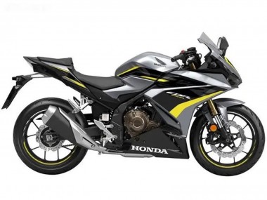 2022-2023 Honda CBR500R Motorcycle Fairings - Silver Yellow Glossy Black Canada Websites