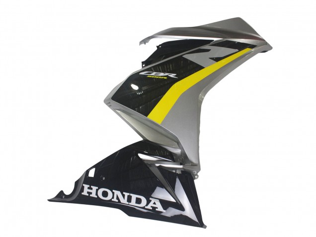 2022-2023 Honda CBR500R Motorcycle Fairings - Silver Yellow Glossy Black Canada Websites
