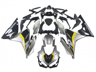 2022-2023 Honda CBR500R Motorcycle Fairings - Silver Yellow Glossy Black Canada Websites