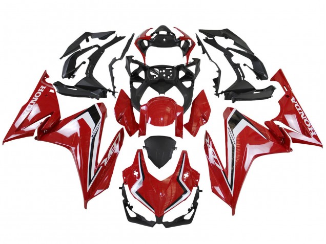 2022-2023 Honda CBR500R Motorcycle Fairings - Red White Black Canada Websites