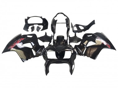 1998-2001 Honda VFR 800 Motorcycle Fairings - Glossy Black Red Decal Canada Websites