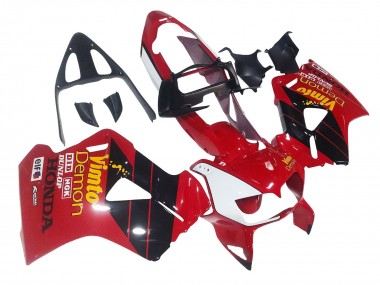1998-2001 Honda VFR 800 Motorcycle Fairings - Red White Glossy Black Vimto Canada Websites