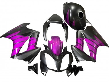2002-2013 Honda VFR 800 Motorcycle Fairings - Purple Matte Black Canada Websites