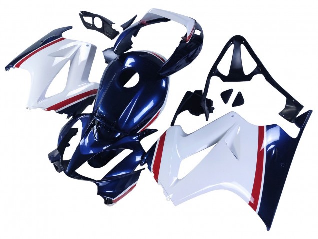 2002-2013 Honda VFR 800 Motorcycle Fairings - White Red Dark Blue Canada Websites