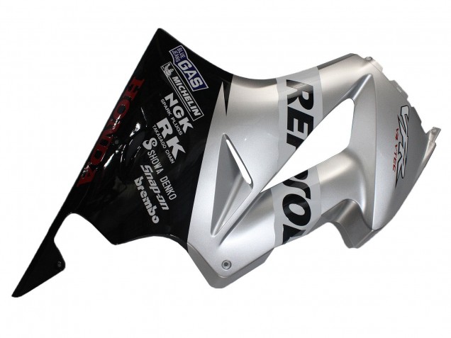 2002-2013 Honda VFR 800 Motorcycle Fairings - Silver Glossy Black Repsol Canada Websites