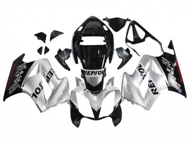 2002-2013 Honda VFR 800 Motorcycle Fairings - Silver Glossy Black Repsol Canada Websites