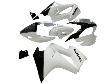 2002-2013 Honda VFR 800 Motorcycle Fairings - Pearl White Glossy Black Decal Canada Websites