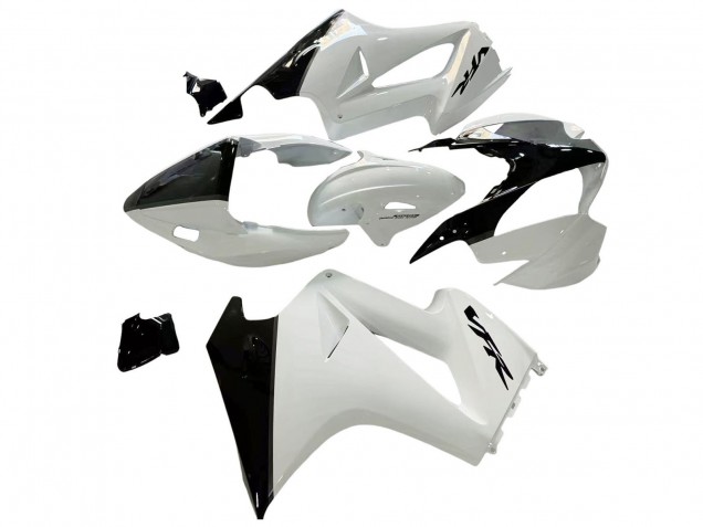 2002-2013 Honda VFR 800 Motorcycle Fairings - Pearl White Glossy Black Decal Canada Websites