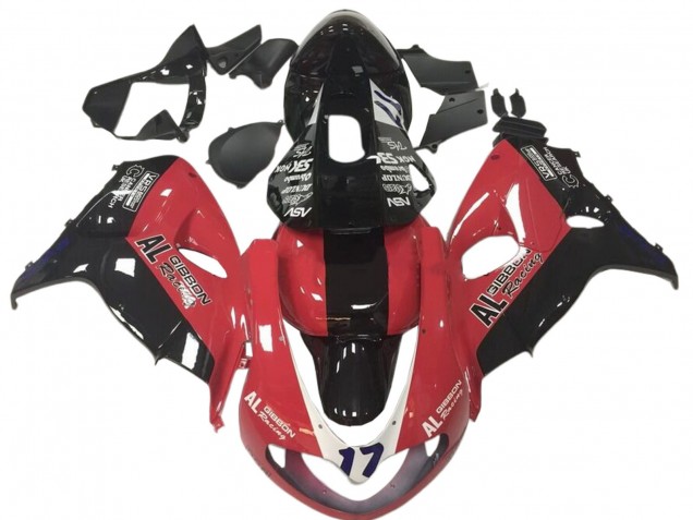 1998-2003 Suzuki TL1000R Motorcycle Fairings - Red Black Racing 17 Canada Websites