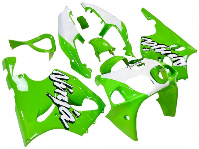 1996-2003 Kawasaki ZX7R Motorcycle Fairings - White Green Canada Websites