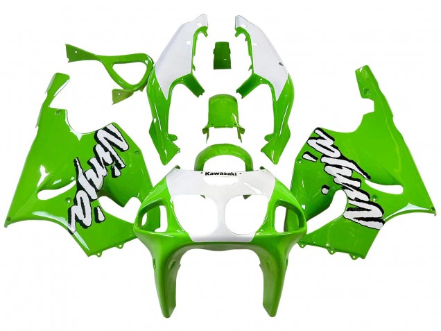 1996-2003 Kawasaki ZX7R Motorcycle Fairings - White Green Canada Websites
