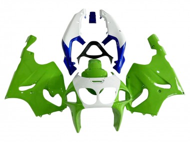 1996-2003 Kawasaki ZX7R Motorcycle Fairings - White Green Blue Canada Websites