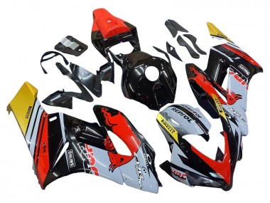 2004-2005 Honda CBR1000RR Motorcycle Fairings - Yellow Red White Glossy Red Bull Repsol HRC Canada Websites