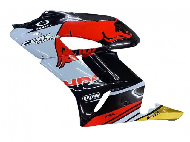 2004-2005 Honda CBR1000RR Motorcycle Fairings - Yellow Red White Glossy Red Bull Repsol HRC Canada Websites