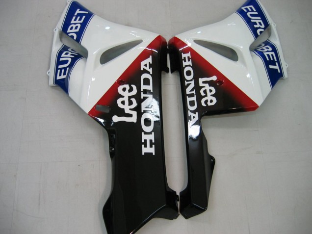 2004-2005 Honda CBR1000RR Motorcycle Fairings - White Blue Red Glossy Black Star EuroBet Lee Canada Websites
