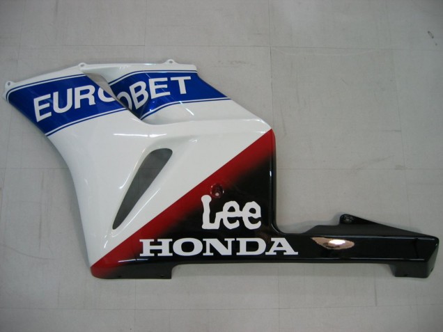 2004-2005 Honda CBR1000RR Motorcycle Fairings - White Blue Red Glossy Black Star EuroBet Lee Canada Websites