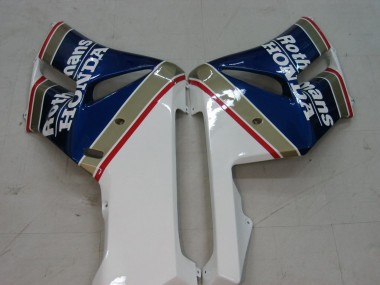 2004-2005 Honda CBR1000RR Motorcycle Fairings - White Blue Gold Rothmans Canada Websites
