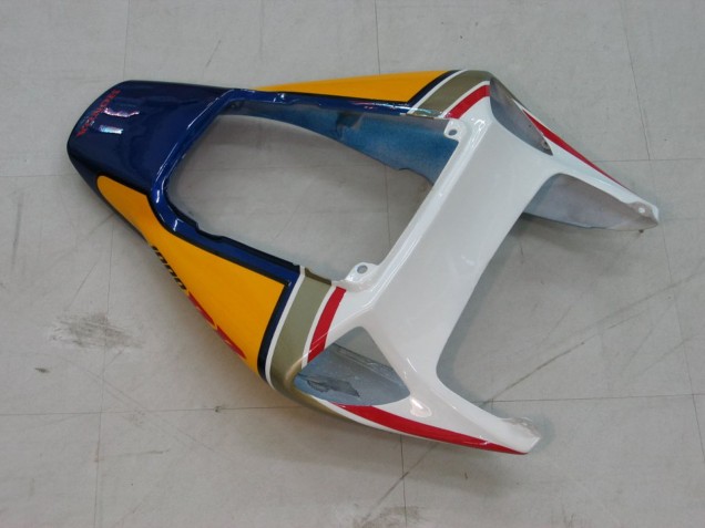2004-2005 Honda CBR1000RR Motorcycle Fairings - White Blue Gold Rothmans Canada Websites
