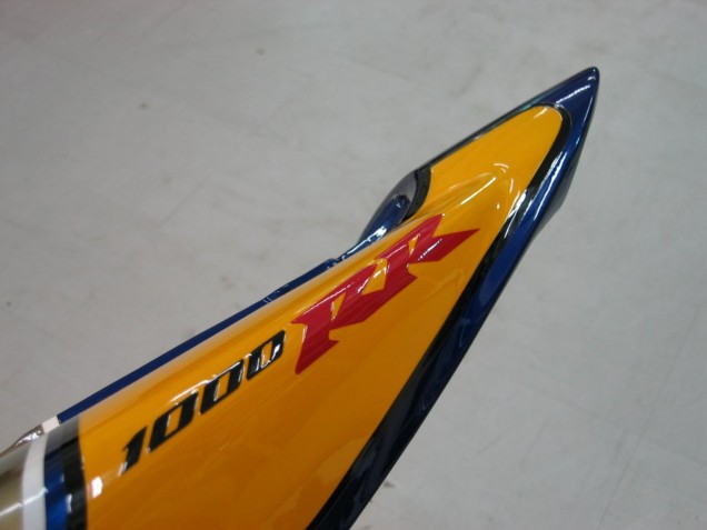 2004-2005 Honda CBR1000RR Motorcycle Fairings - White Blue Gold Rothmans Canada Websites