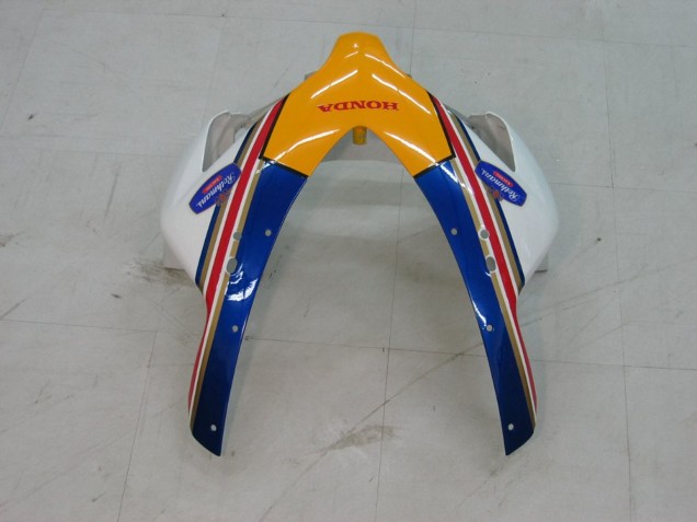2004-2005 Honda CBR1000RR Motorcycle Fairings - White Blue Gold Rothmans Canada Websites