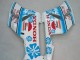 2004-2005 Honda CBR1000RR Motorcycle Fairings - White Blue Snow Nastro Azzurro 46 Canada Websites