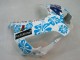 2004-2005 Honda CBR1000RR Motorcycle Fairings - White Blue Snow Nastro Azzurro 46 Canada Websites