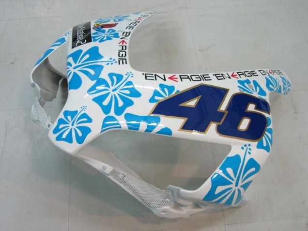 2004-2005 Honda CBR1000RR Motorcycle Fairings - White Blue Snow Nastro Azzurro 46 Canada Websites