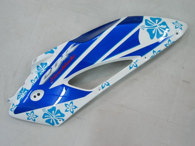 2004-2005 Honda CBR1000RR Motorcycle Fairings - White Blue Snow Nastro Azzurro 46 Canada Websites