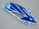 2004-2005 Honda CBR1000RR Motorcycle Fairings - White Blue Snow Nastro Azzurro 46 Canada Websites