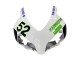 2004-2005 Honda CBR1000RR Motorcycle Fairings - White Green Glossy Black Hannspree 52 Canada Websites