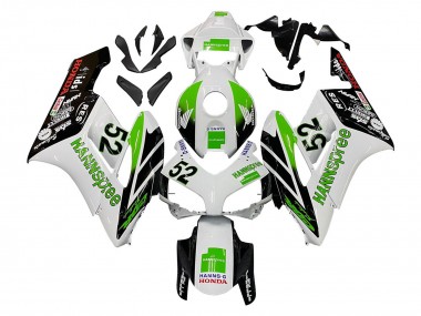 2004-2005 Honda CBR1000RR Motorcycle Fairings - White Green Glossy Black Hannspree 52 Canada Websites