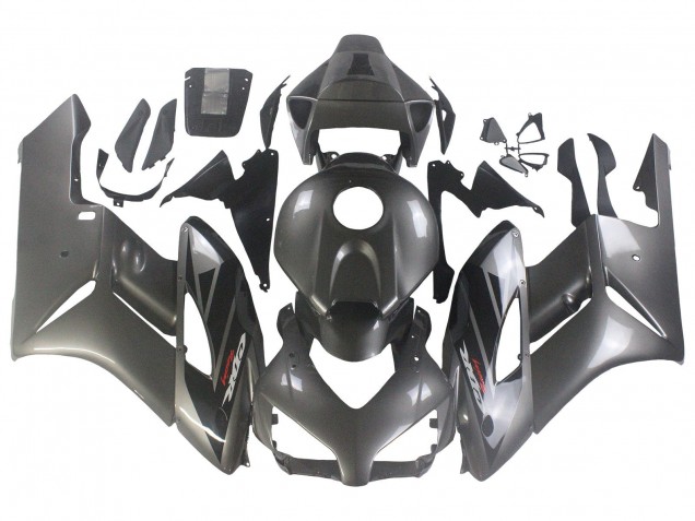 2004-2005 Honda CBR1000RR Motorcycle Fairings - Glossy Grey Glossy Black Canada Websites