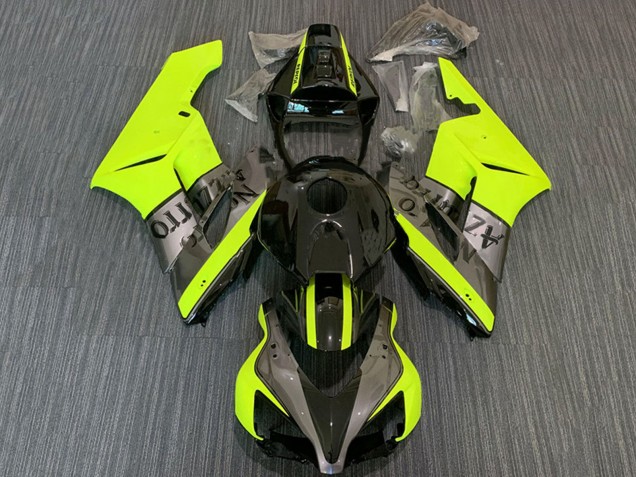 2004-2005 Honda CBR1000RR Motorcycle Fairings - Yellow Grey Glossy Black Nastro Azzurro Canada Websites
