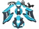 2004-2005 Honda CBR1000RR Motorcycle Fairings - Light Blue Glossy Black Canada Websites