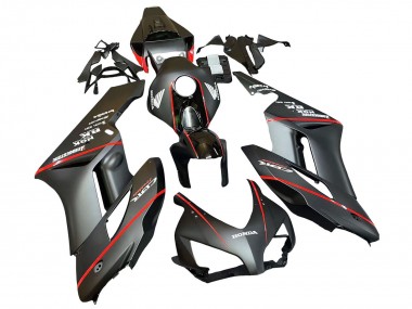 2004-2005 Honda CBR1000RR Motorcycle Fairings - Glossy Black Glossy Grey Red Stripe Canada Websites