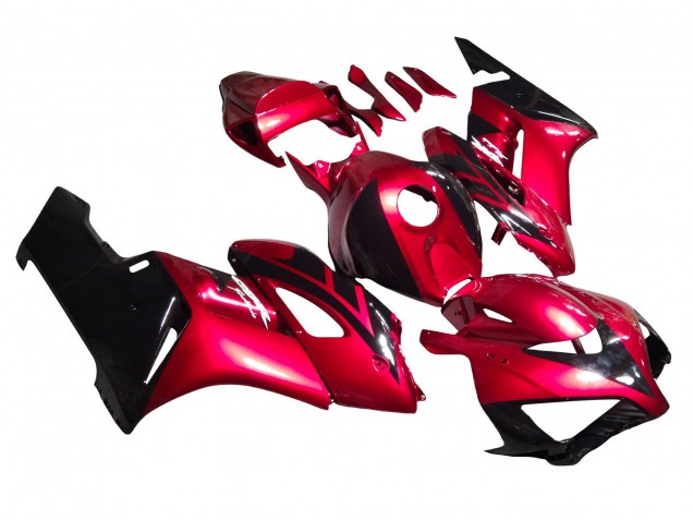 2004-2005 Honda CBR1000RR Motorcycle Fairings - Red Glossy Black Stripe Canada Websites