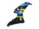 2006-2007 Honda CBR1000RR Motorcycle Fairings - Blue Fluorescent Green Glossy Black Shark 46 Canada Websites