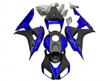 2006-2007 Honda CBR1000RR Motorcycle Fairings - Blue Matte Black Canada Websites
