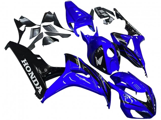 2006-2007 Honda CBR1000RR Motorcycle Fairings - Blue Glossy Black Canada Websites